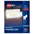 Avery Dennison Greeting Cards, Inkjet, 5-1/2x8-1/2, PK30 8316